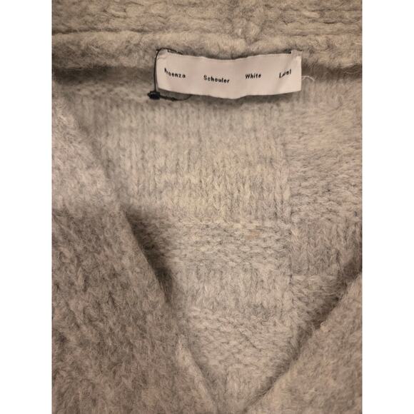 Proenza Schouler White Label Alana Alpaca & Wool Blend Oversized Cardigan Size S - Picture 4 of 5